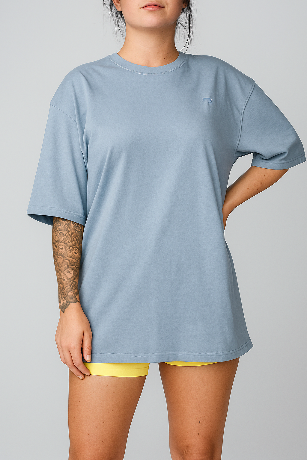 Patent pending pumpcover cinch tee